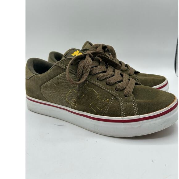 RARE Ipath Men's Stash Vulc Skate Shoe, Dark Olive Suede Hemp,7 M US - Picture 4 of 9